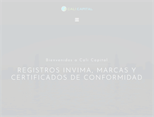 Tablet Screenshot of calicapital.com